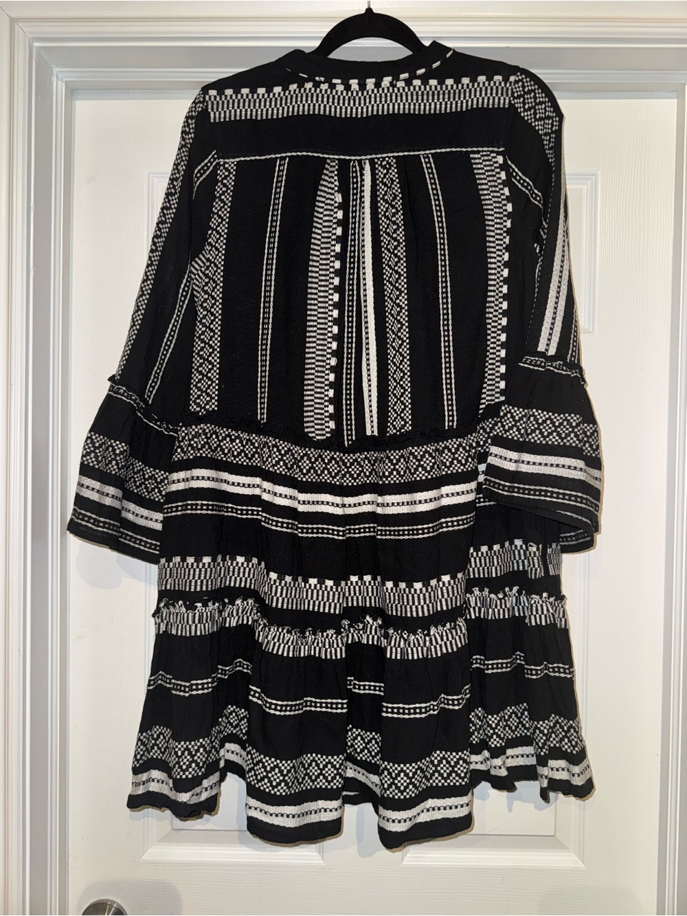 Elan Aztec Print Babydoll Summer Dress - Picture 5 of 6